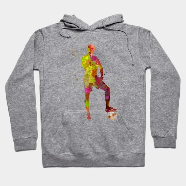 Sports referee in watercolor Hoodie by PaulrommerArt